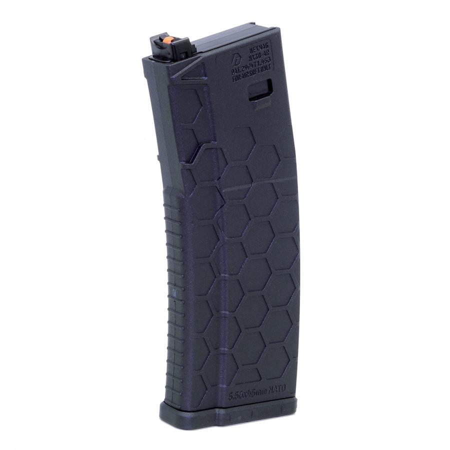 (HMA-MAG02-BK)  Hexmag Airsoft 120rds Polymer PTW Magazine (Black)