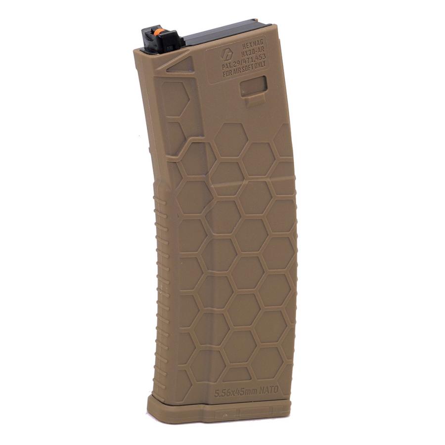 (HMA-MAG02-FDE)  Hexmag Airsoft 120rds Polymer PTW Magazine (Dark Earth)